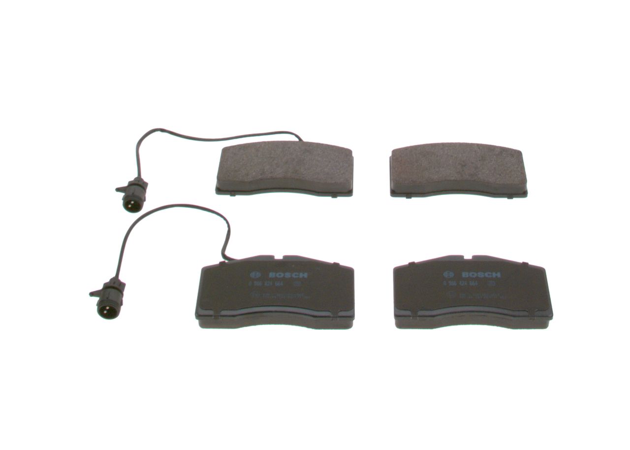 BOSCH 0 986 424 664 - Bremsbelagsatz, Scheibenbremse