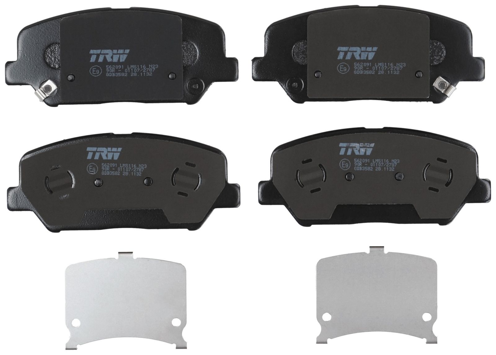 TRW GDB3582 - Bremsbelagsatz, Scheibenbremse