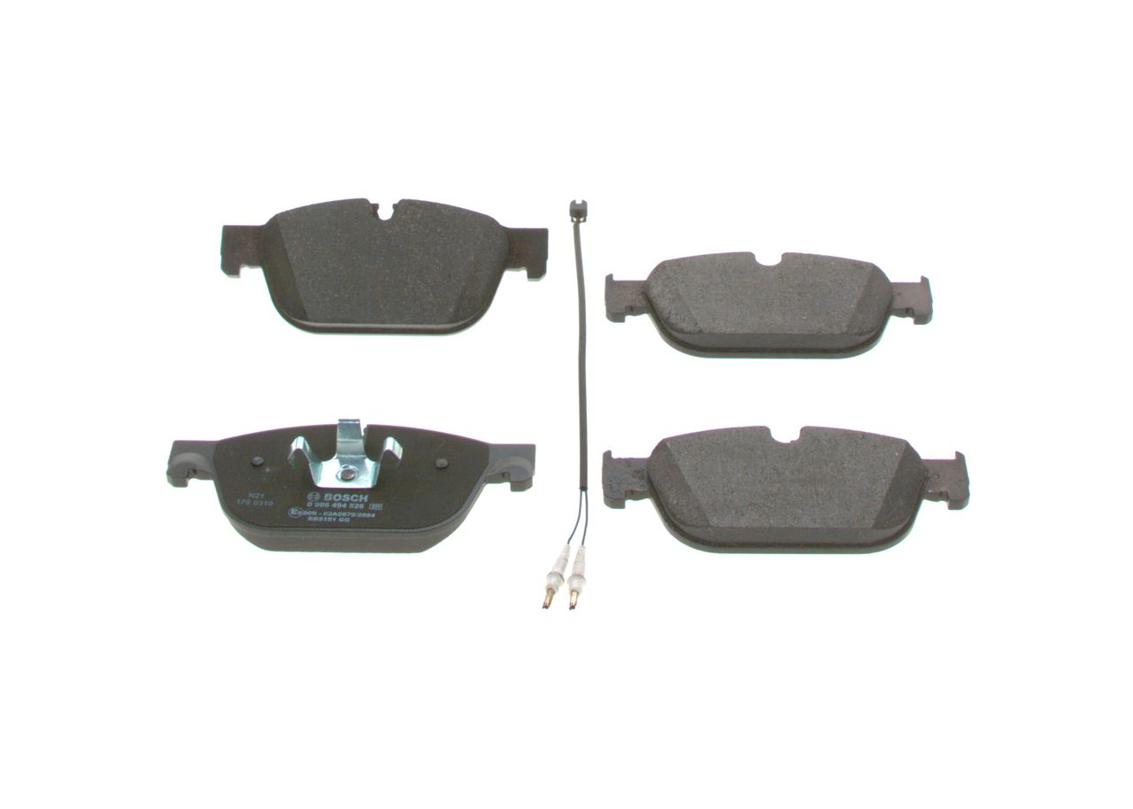 BOSCH 0 986 494 526 - Bremsbelagsatz, Scheibenbremse