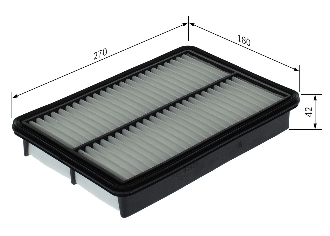BOSCH F 026 400 347 - Luftfilter