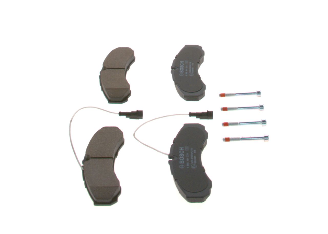 BOSCH 0 986 494 239 - Bremsbelagsatz, Scheibenbremse