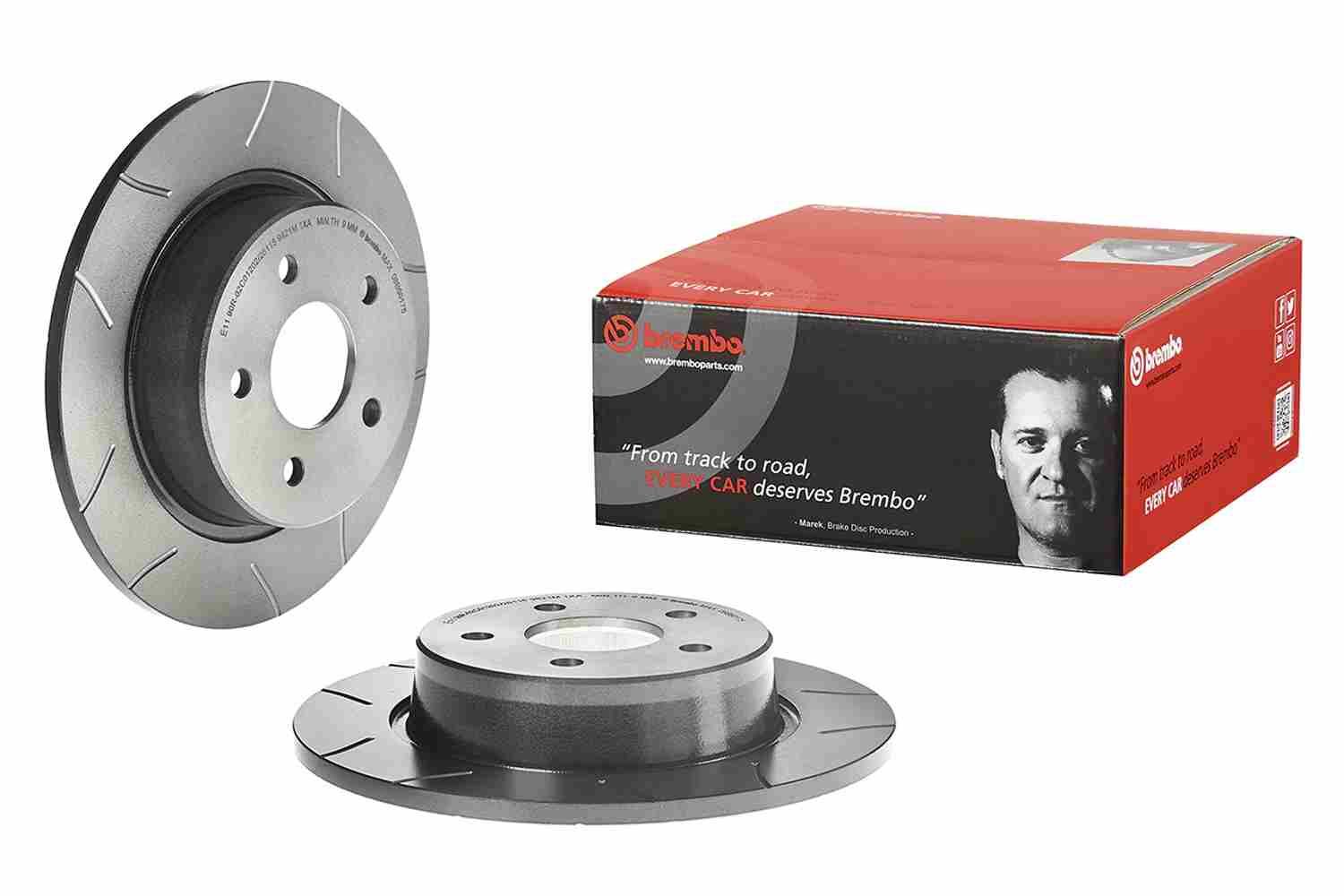 BREMBO 08.B601.75 - Bremsscheibe