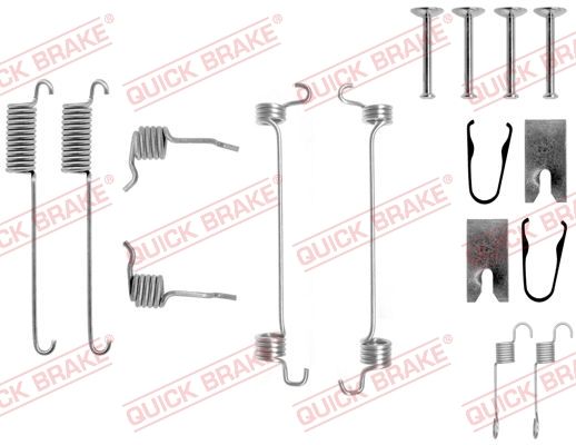QUICK BRAKE 105-0751 - Zubehörsatz, Bremsbacken