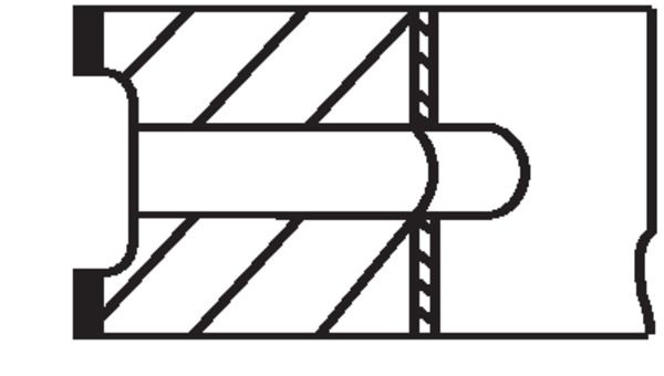 MAHLE 001 28 N0 - Kolbenringsatz