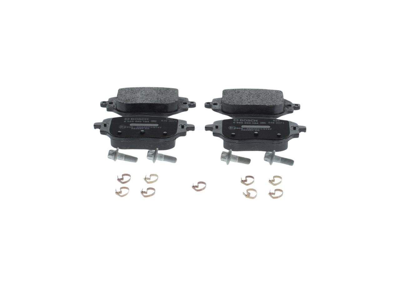BOSCH 0 986 460 184 - Bremsbelagsatz, Scheibenbremse