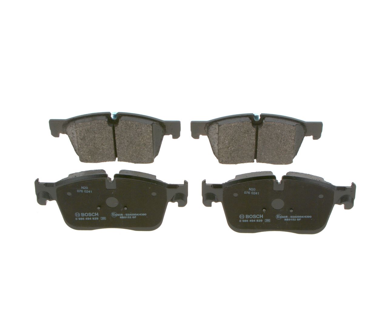 BOSCH 0 986 494 829 - Bremsbelagsatz, Scheibenbremse