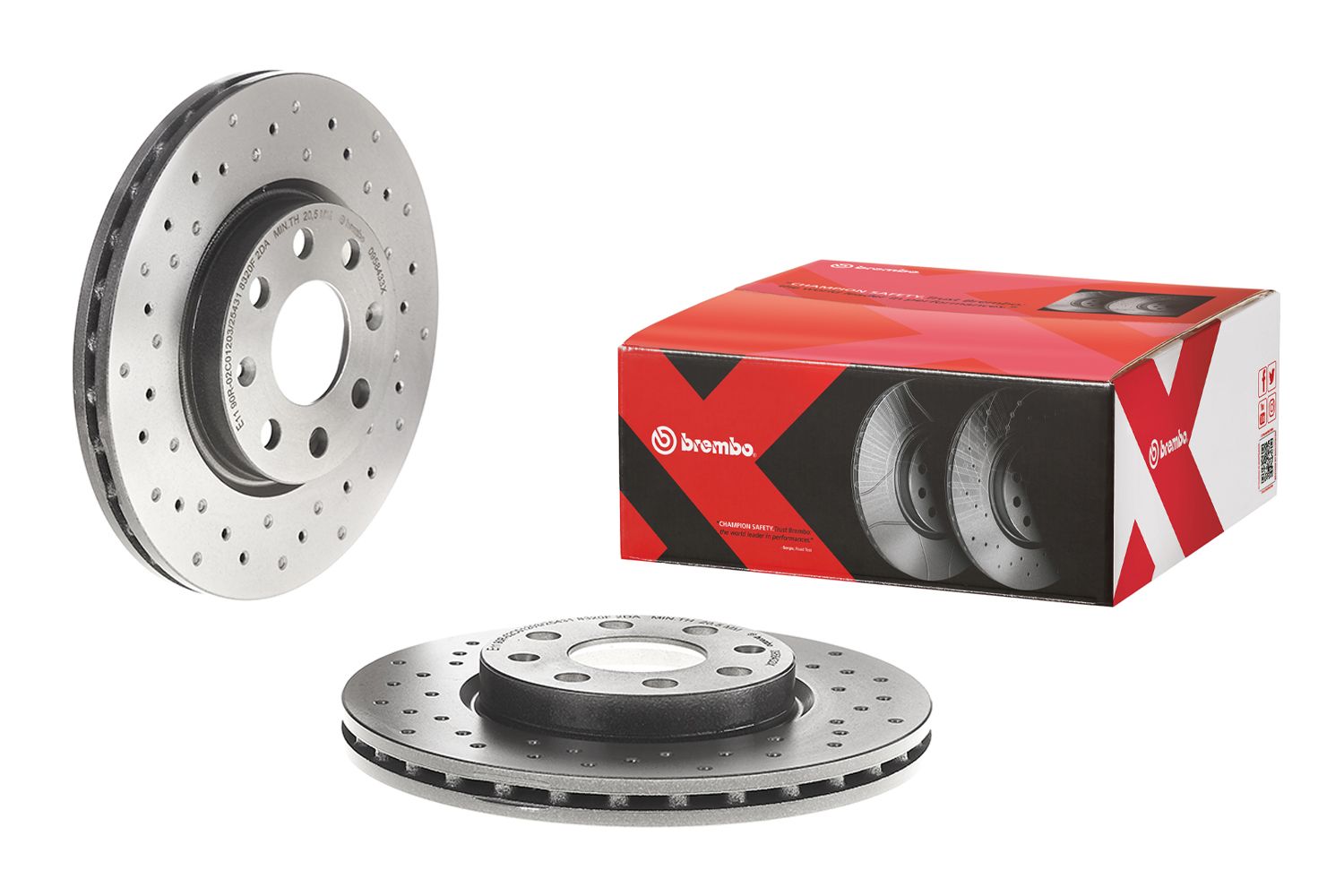 BREMBO 09.5843.3X - Bremsscheibe