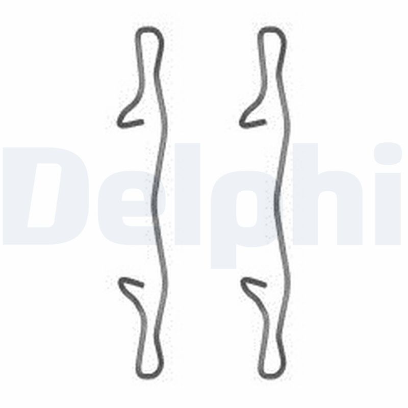DELPHI LX0571 - Zubehörsatz, Scheibenbremsbelag