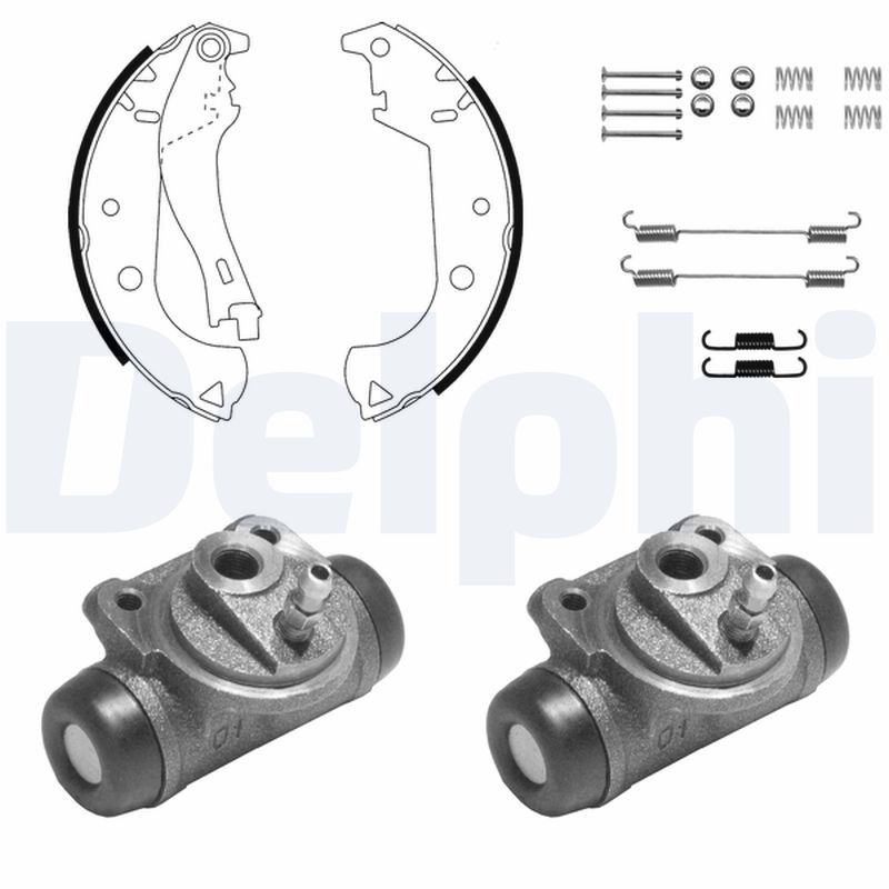 DELPHI 1070 - Bremsbackensatz