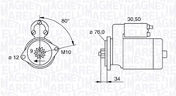 MAGNETI MARELLI 063721321010 - Starter