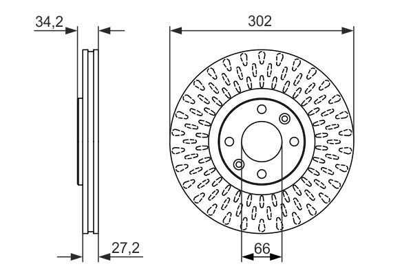 BOSCH 0 986 479 376 - Bremsscheibe