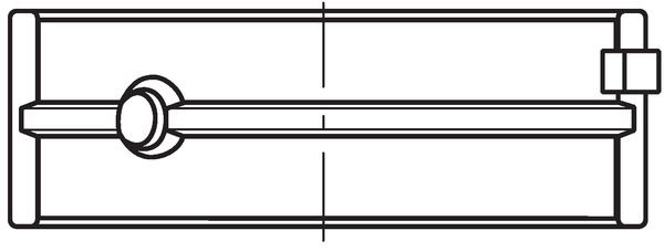 MAHLE 001 HL 20044 000 - Kurbelwellenlagerschale