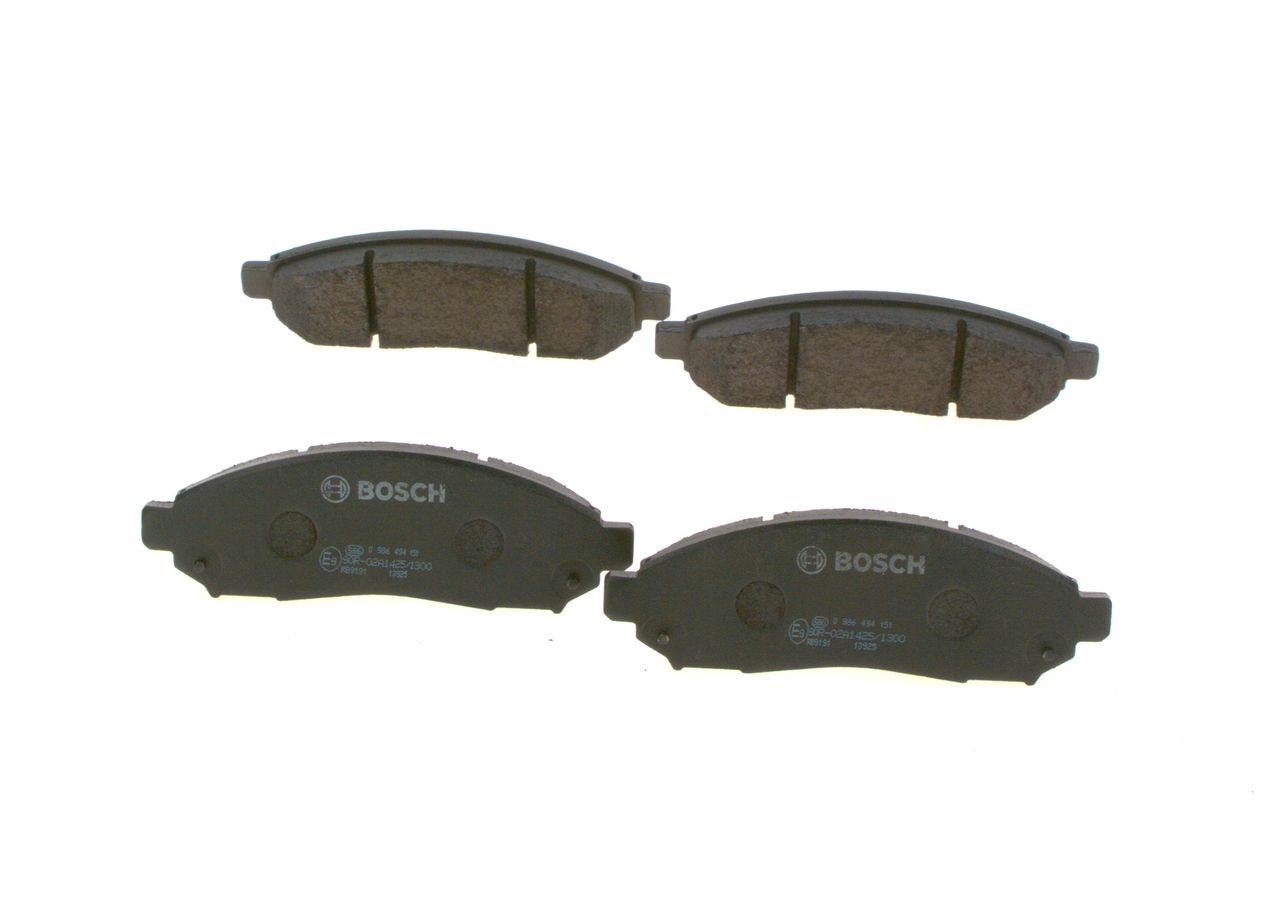 BOSCH 0 986 494 151 - Bremsbelagsatz, Scheibenbremse