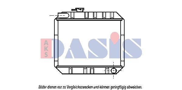 AKS DASIS 092220N - Kühler, Motorkühlung