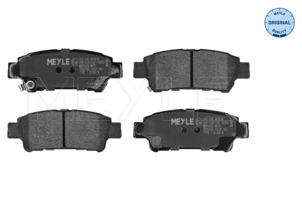 MEYLE 025 236 4616/W - Bremsbelagsatz, Scheibenbremse