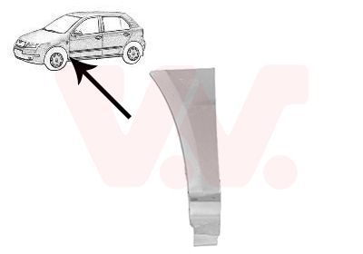 VAN WEZEL 7625155 - Kotflügel