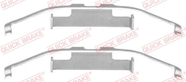 QUICK BRAKE 109-1097 - Zubehörsatz, Scheibenbremsbelag