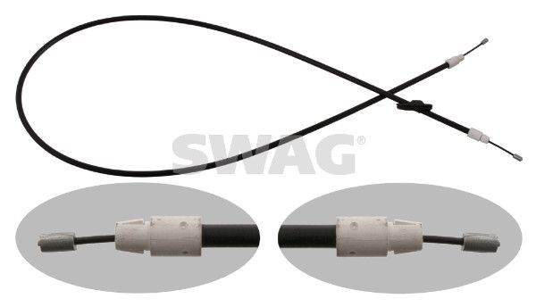 SWAG 10 93 4906 - Seilzug, Feststellbremse