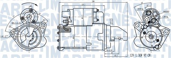 MAGNETI MARELLI 063721543010 - Starter