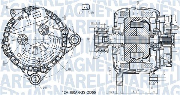 MAGNETI MARELLI 063731435410 - Generator