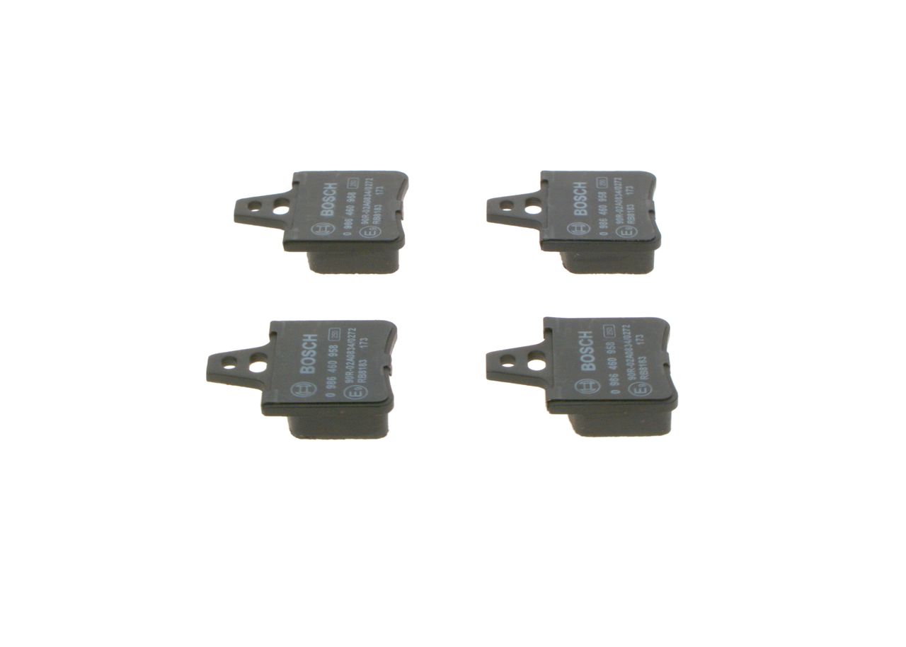 BOSCH 0 986 460 958 - Bremsbelagsatz, Scheibenbremse
