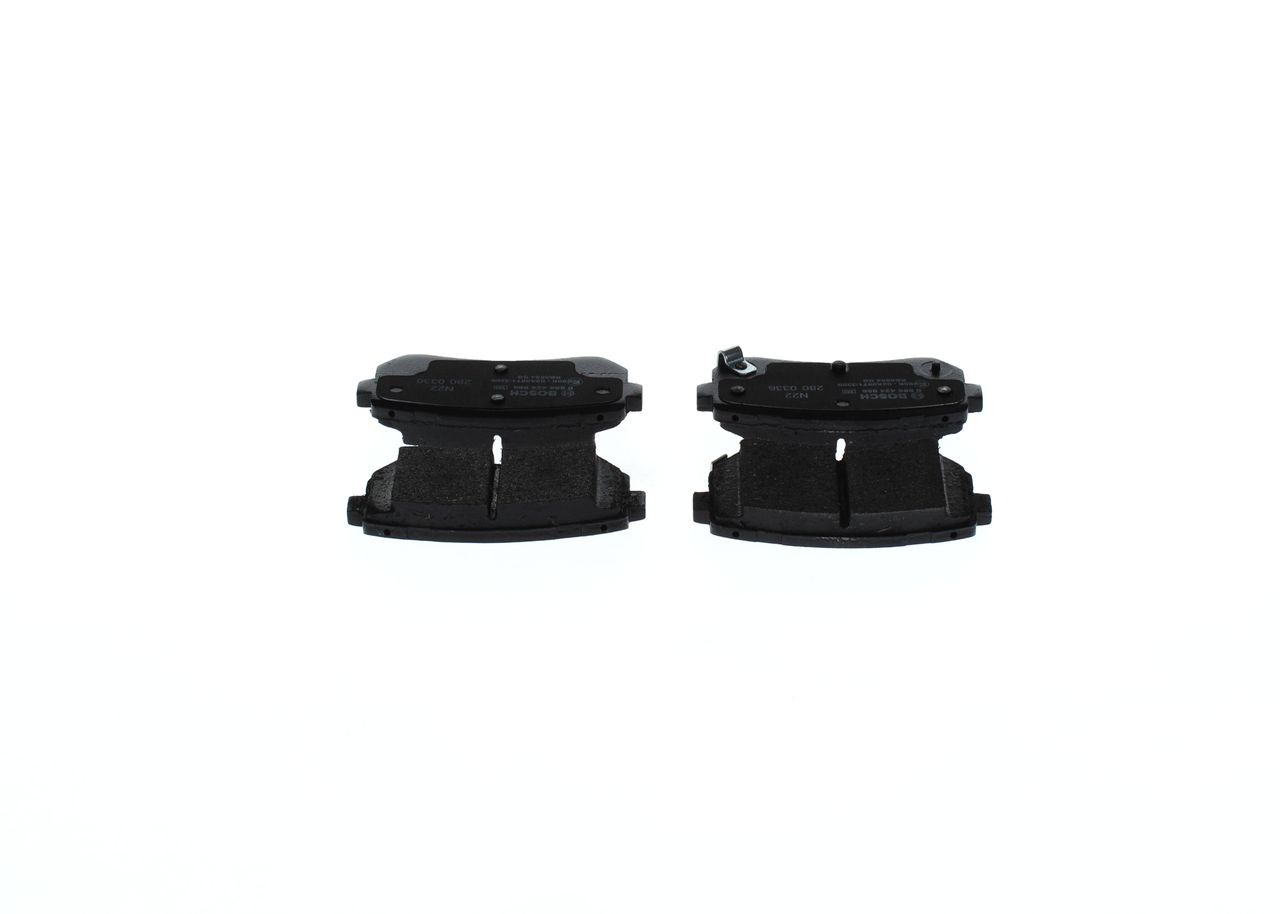 BOSCH 0 986 424 956 - Bremsbelagsatz, Scheibenbremse