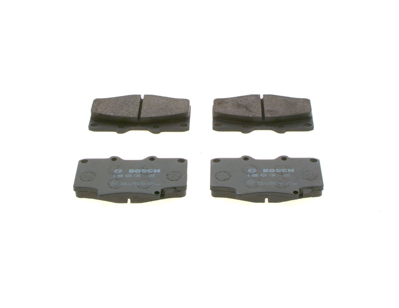 BOSCH 0 986 424 134 - Bremsbelagsatz, Scheibenbremse