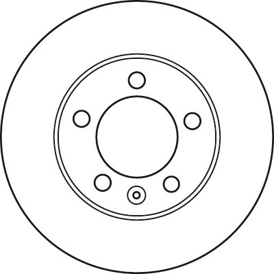 TRW DF6131S - Bremsscheibe