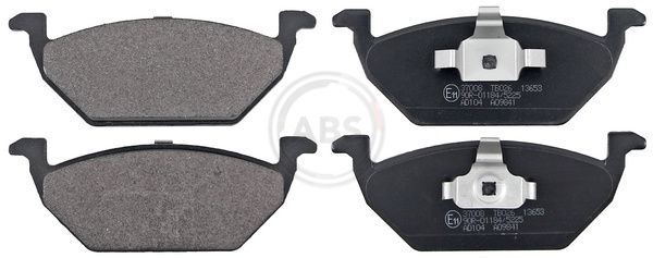 A.B.S. 37008 - Bremsbelagsatz, Scheibenbremse