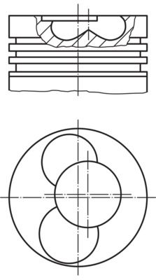 MAHLE 028 20 00 - Kolben