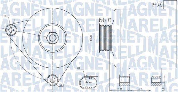 MAGNETI MARELLI 063731910010 - Generator