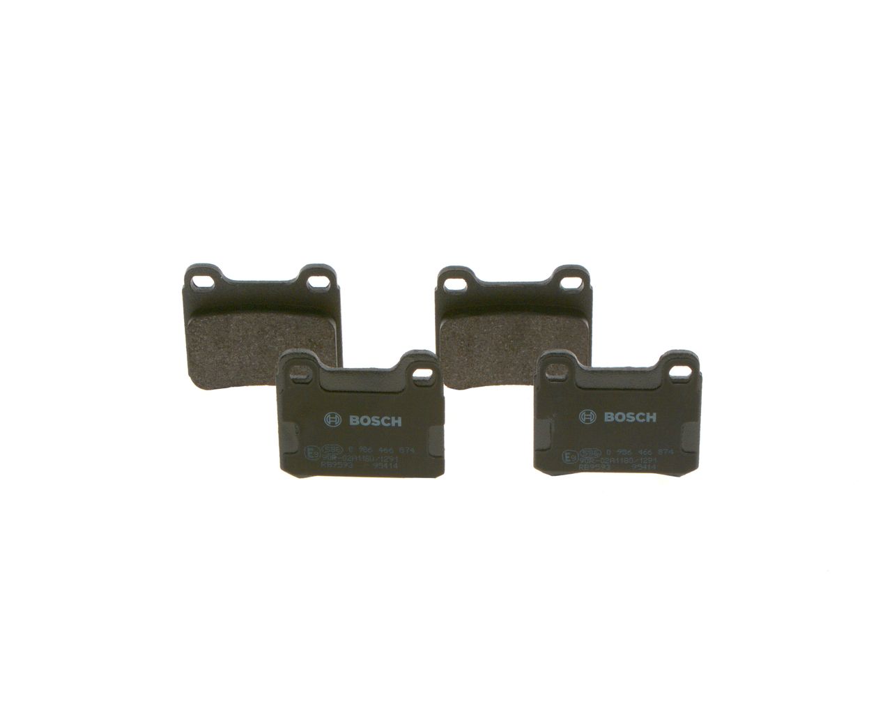 BOSCH 0 986 466 874 - Bremsbelagsatz, Scheibenbremse
