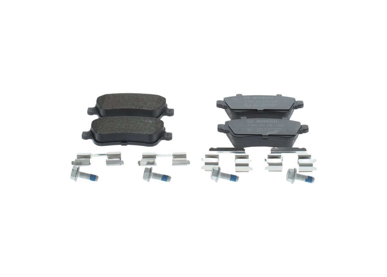 BOSCH 0 986 494 125 - Bremsbelagsatz, Scheibenbremse