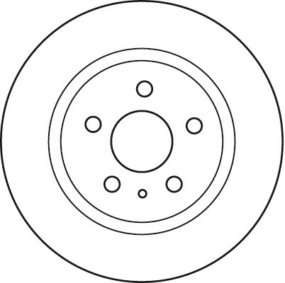 TRW DF6112 - Bremsscheibe