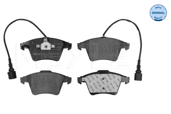 MEYLE 025 237 4919/W - Bremsbelagsatz, Scheibenbremse