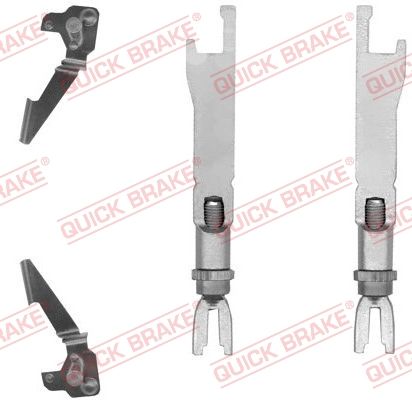 QUICK BRAKE 110 53 001 - Nachsteller-Satz, Trommelbremse