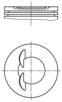 MAHLE 001 97 01 - Kolben