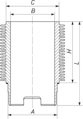 MAHLE 101 WR 02 00 - Zylinderlaufbuchse