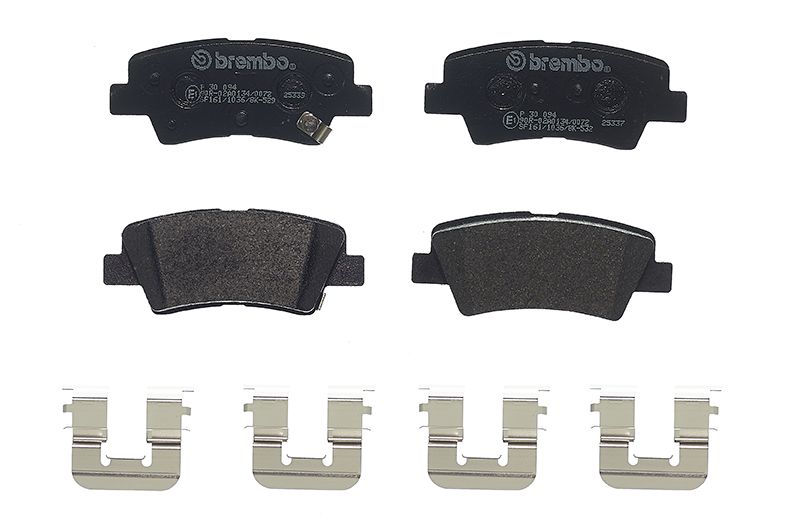 BREMBO P 30 094 - Bremsbelagsatz, Scheibenbremse