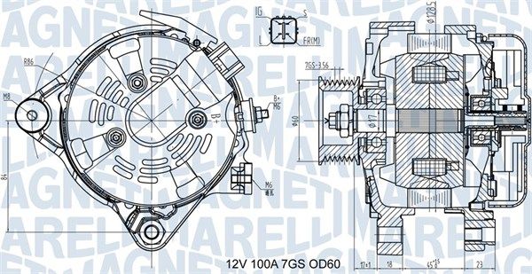 MAGNETI MARELLI 063731613010 - Generator