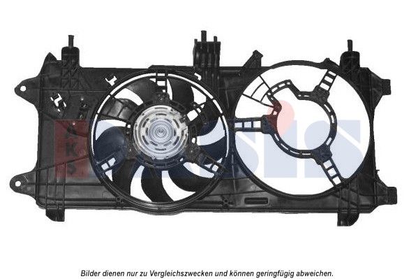 AKS DASIS 088137N - Lüfter, Motorkühlung