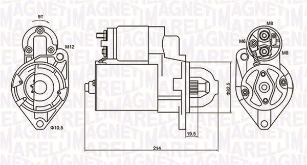MAGNETI MARELLI 063720879010 - Starter
