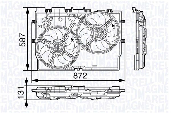 MAGNETI MARELLI 069422584010 - Lüfter, Motorkühlung