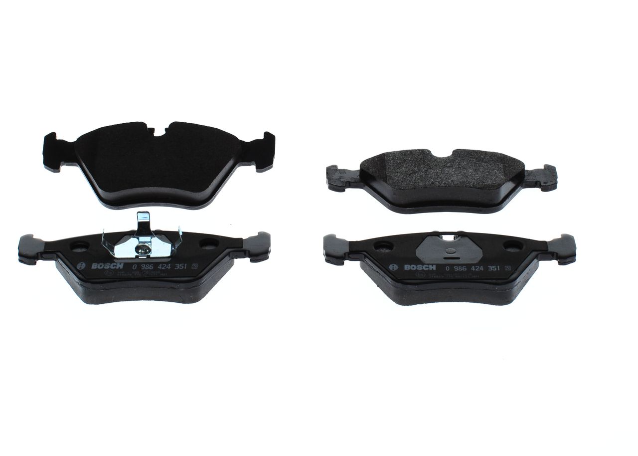 BOSCH 0 986 424 351 - Bremsbelagsatz, Scheibenbremse