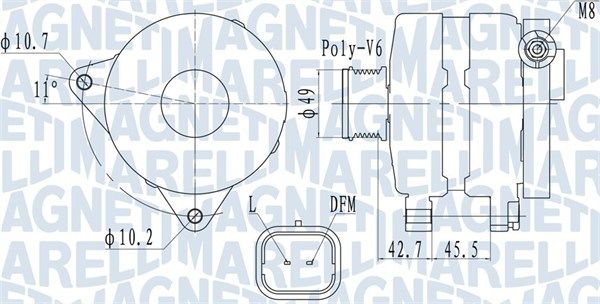 MAGNETI MARELLI 063731681010 - Generator