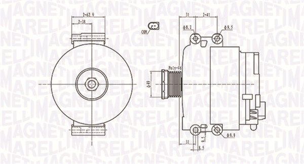 MAGNETI MARELLI 063731774010 - Generator