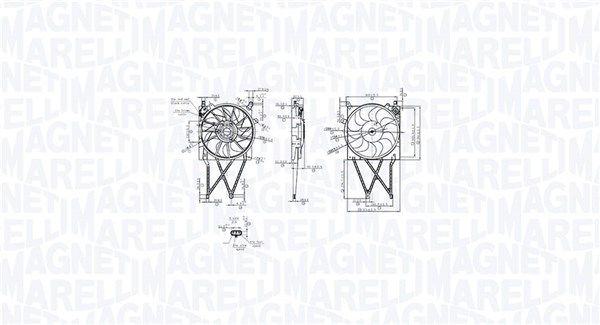 MAGNETI MARELLI 069422862010 - Lüfter, Motorkühlung