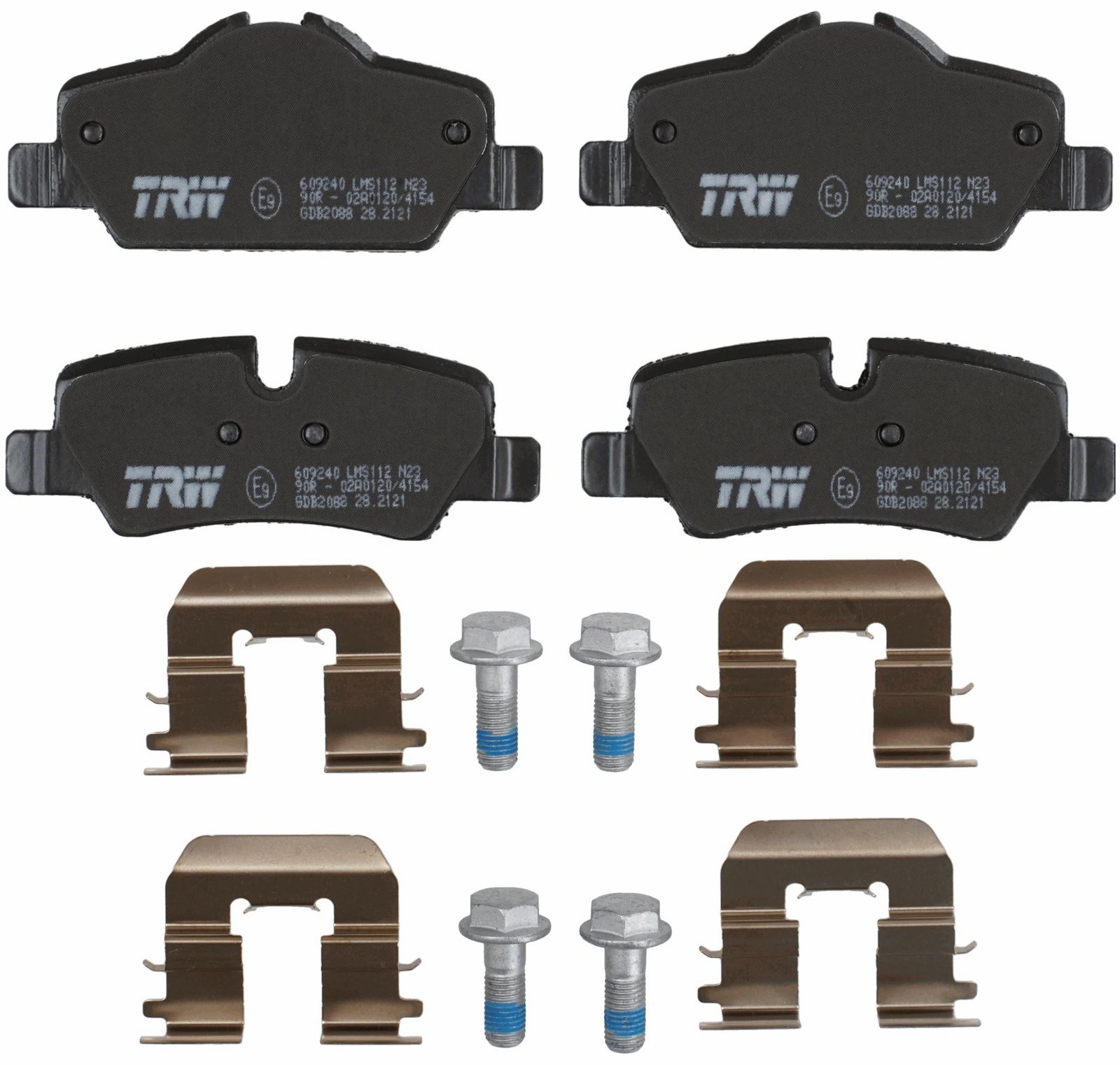 TRW GDB2088 - Bremsbelagsatz, Scheibenbremse
