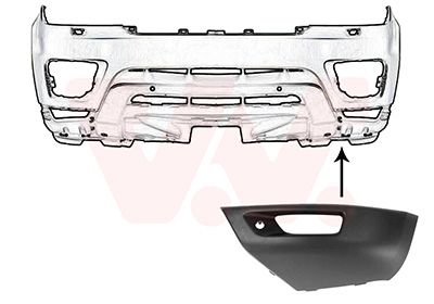 VAN WEZEL 0256501 - Spoiler