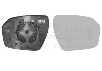 VAN WEZEL 0251838 - Spiegelglas, Außenspiegel